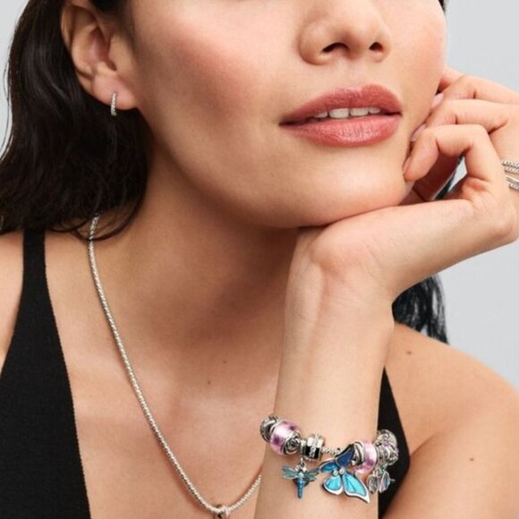 Pandora Dragonfly Double Dangle Charm - Picture 5 of 5